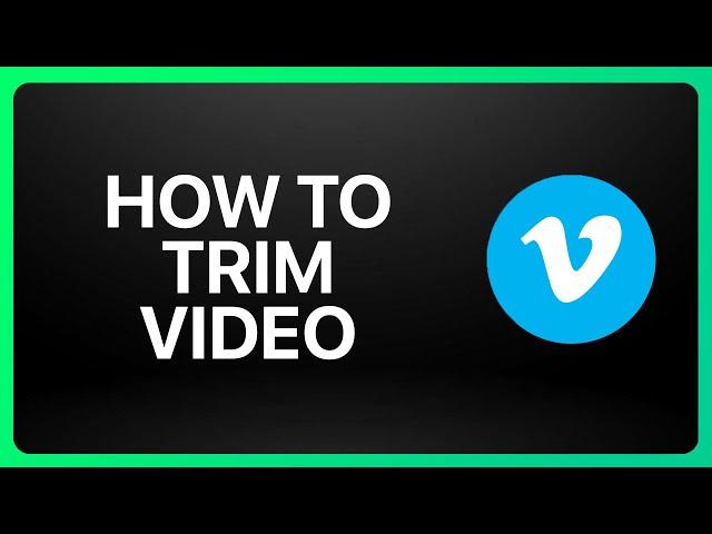 How To Trim Video In Vimeo Tutorial