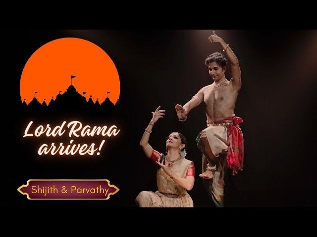 Lord Rama arrives! | Gambheera Nadayodu Vandhaan | Bharatanatyam