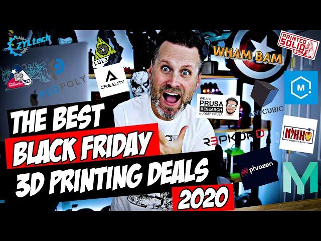 The Best Black Friday 3D Printing Deals for 2020 | Resin & FDM 3D Printer Deals!