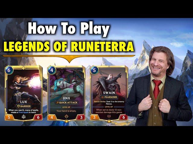 How To Play Legends Of Runeterra | The League Of Legends Collectible Card Game