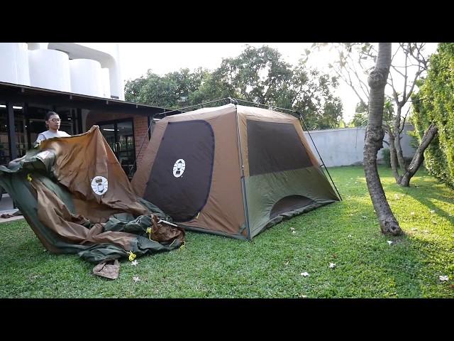 กางเต๊นท์ Coleman Tent Instant Up Au version 6P Gold 