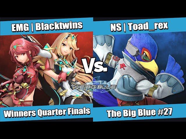 The Big Blue #27 Winners Quarter-Finals - EMG | Blacktwins (Aegis) vs NS | Toad_rex (Falco)