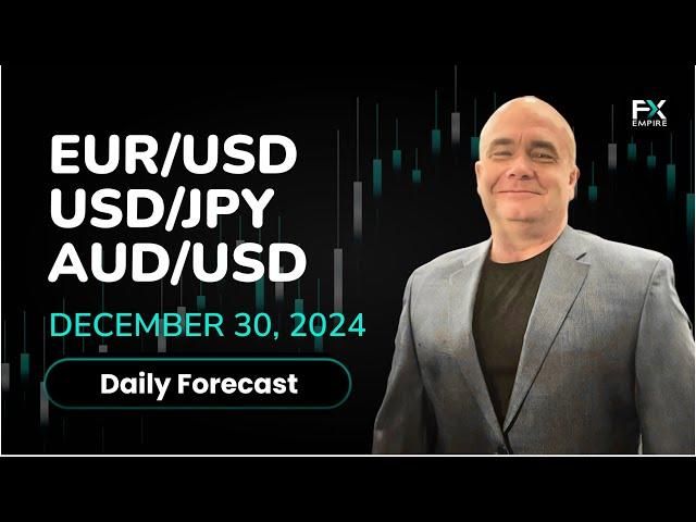 EUR/USD, USD/JPY, AUD/USD Price Forecast Today: Euro, Yen, Dollar Technical Analysis (December 30)