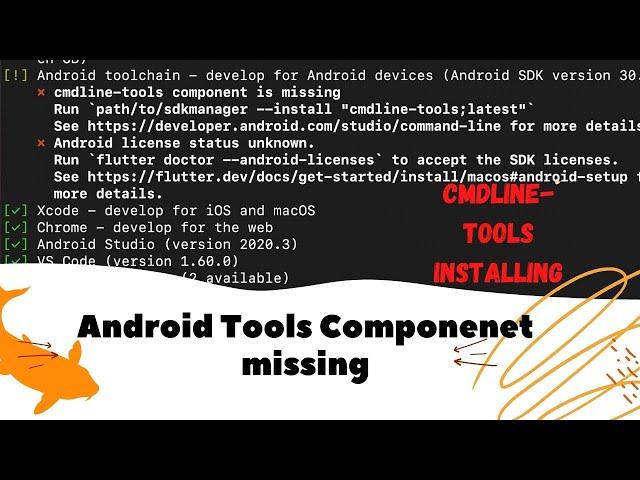 cmdline-tools installing | Android Tools Componenet missing |  For Mac Apple