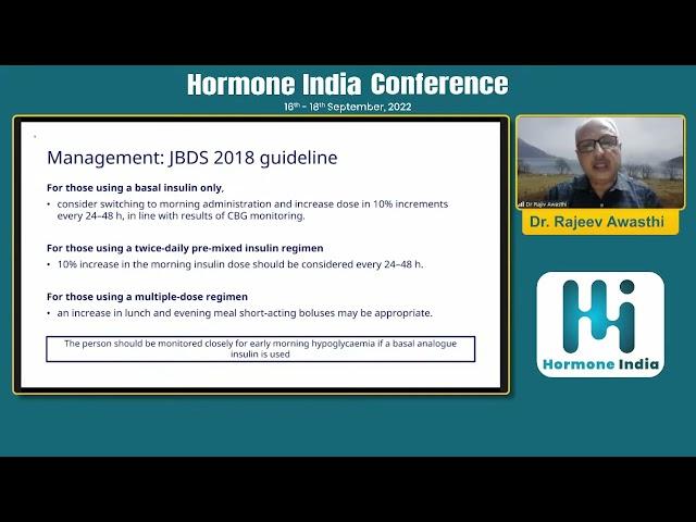 Dr.  Rajeev Awasthi - Management of Steroid Induced Hyperglycemias