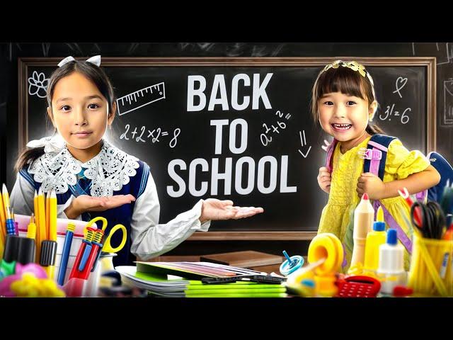 BACK TO SCHOOL  ЖАСМИННЫҢ мектепке алған заттарына обзор ️️️️