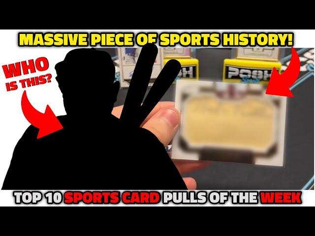 Check Out THIS MASSIVE Piece of Sports History! | TOP 10 Sports Card Pulls of the Week! #190