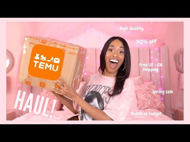 HUGE SPRING TEMU HAUL | fashion, jewelry, home décor, beauty supplies, and more!