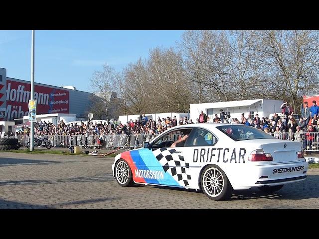 BMW drift und bourn out show | MeGoElectric EN