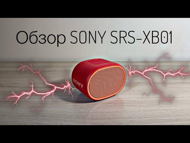 Обзор портативной колонки Sony SRS-XB01/Review of portable speaker Sony SRS-XB01