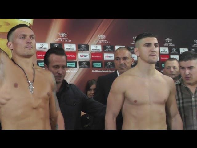 Usyk Huck Face OFF/Усик-Хук. Дуэль взглядов