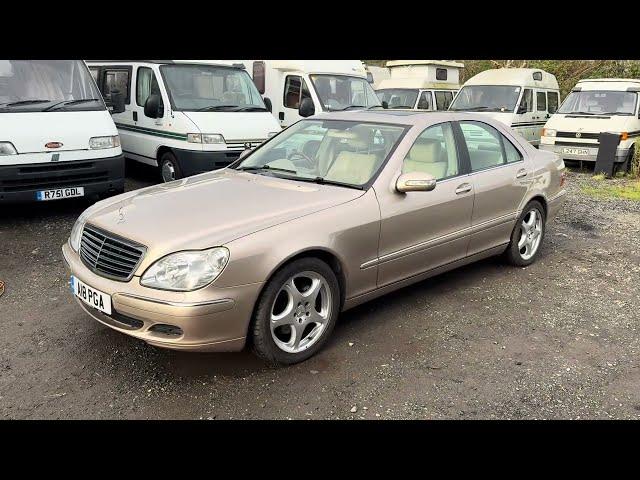 2005 MERCEDES S CLASS 320 CDI W220 EBAY AUCTION NO RESERVE UK DELIVERY GOODLUCK! YT55PHO