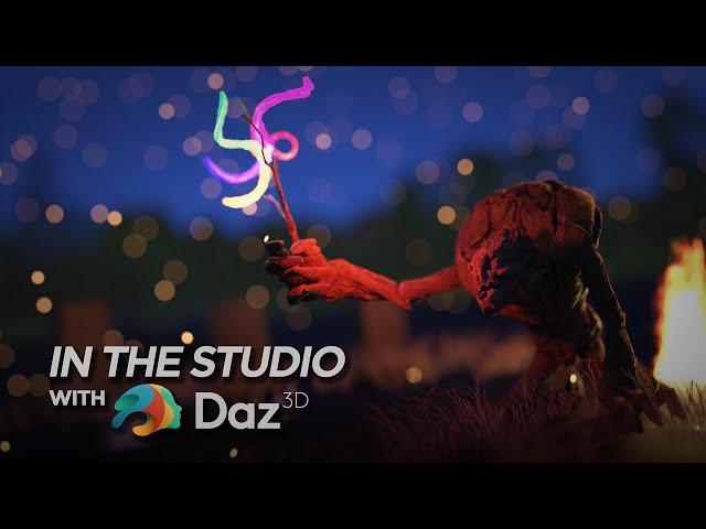 Rendering with Depth and Particle Effects - In the Studio with Daz 3D