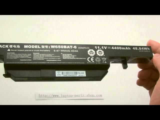 CLEVO W650BAT-6 computer batteries, Laptop Battery