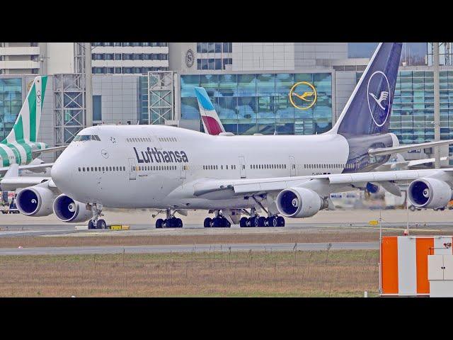 30 Min Of HEAVY LANDINGS & TAKE OFFS | A340-600, B747-F, A330NEO, A350 | Frankfurt Airport Spotting