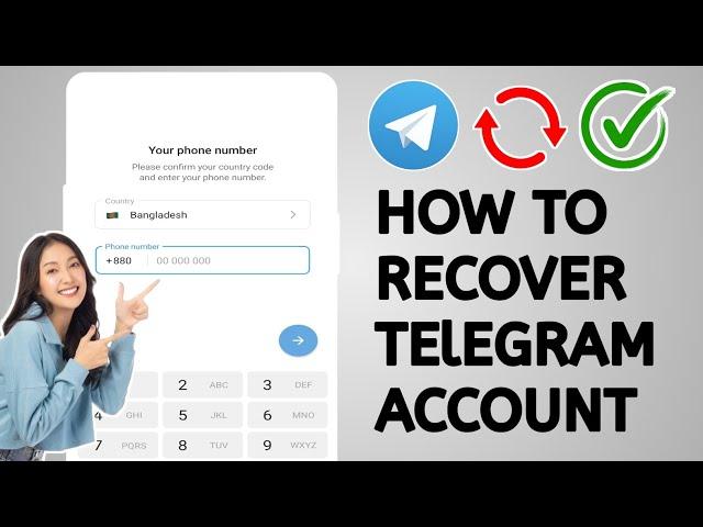 How To Recover Telegram Account Without Email Or Phone | Recover Telegram Account lost phone number