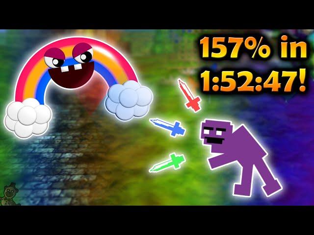 FNAF World SPEEDRUN - 157% in 1:52:47! *World Record*