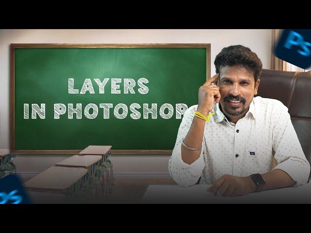 Understand Layers in Photoshop | Layers Realtime Example | in தமிழ்