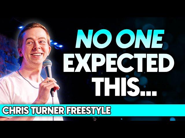 Comedian's Crowdwork has a SHOCK Twist... | Chris Turner's Freestyle Raps