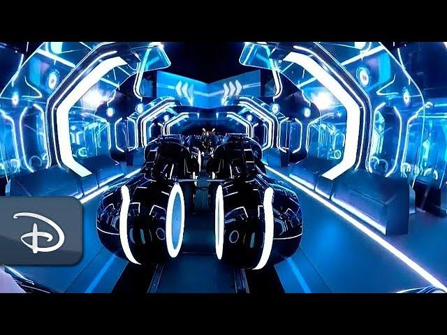 FIRST LOOK POV: TRON Lightcycle / Run at Magic Kingdom Park | Walt Disney World