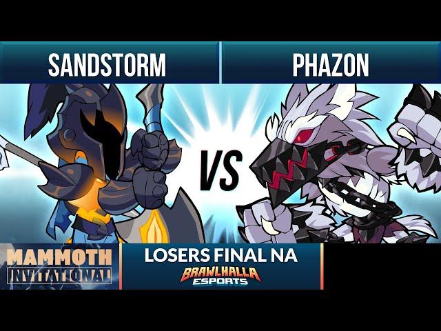 Sandstorm vs Phazon - Losers Final - Mammoth Invitational 2021 - NA 1v1