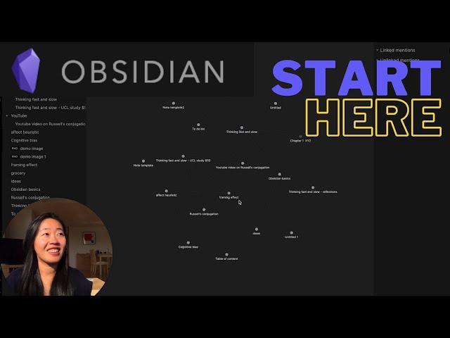 Obsidian Note Taking Tutorial for Beginners - Start HERE (w/ example)