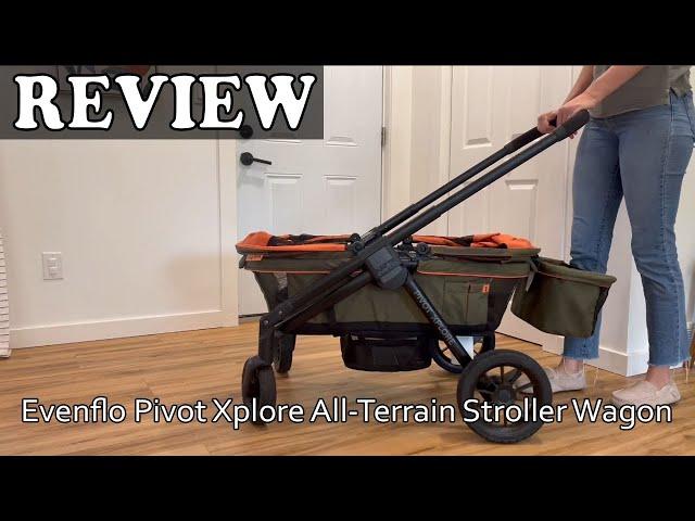Evenflo Pivot Xplore All-Terrain Stroller Wagon - DEMO & REVIEW