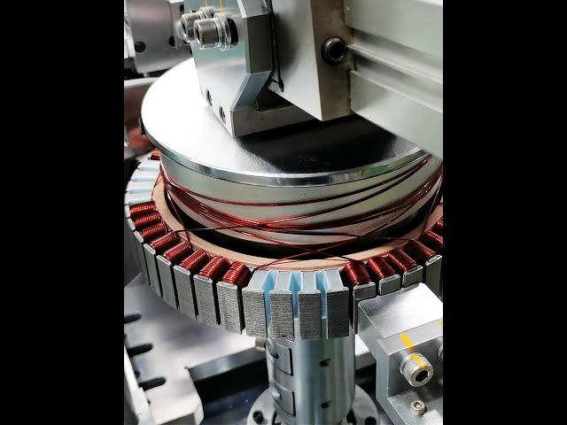 Automatic Electric Vehicle Wheel Hub Motor Winding (EVS) | BLDC Coil Winding Process
