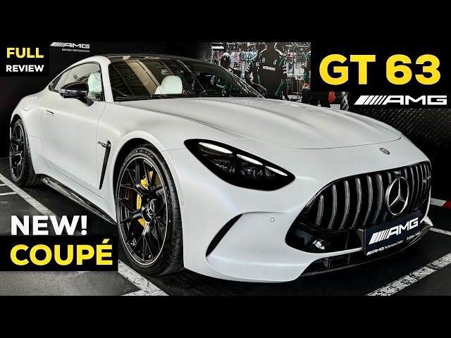 2024 MERCEDES AMG GT 63 NEW V8 Coupe! BETTER Than 911?! FULL In-Depth Review Exterior Interior Sound