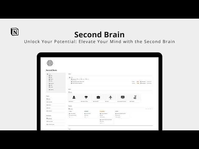 Creating an Ultimate Second Brain in Notion - Full Step-by-Step Tutorial