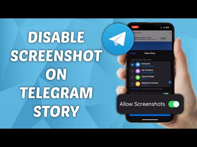 How to Disable Screenshot on Telegram Story