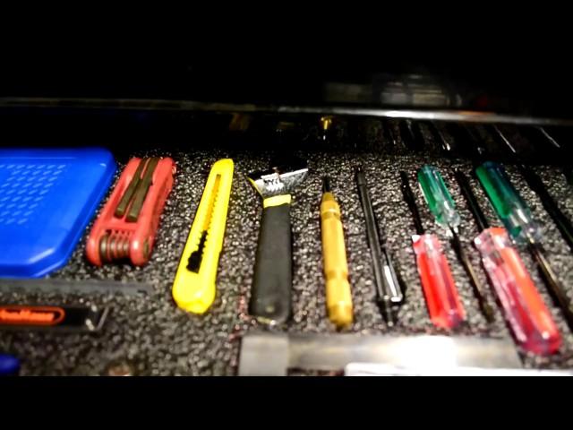 Organise your tool box with this simple trick! -Tool foam tutorial!