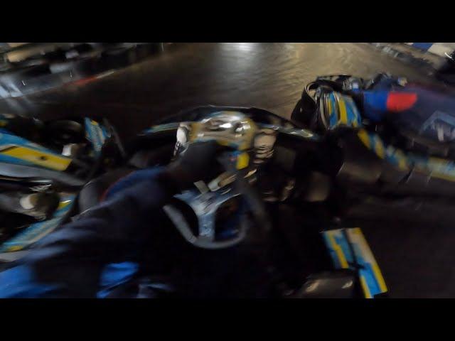 Hefty Go Kart Crash at M4 Karting