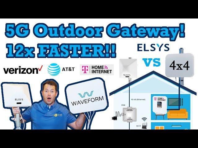 T-Mobile, Verizon, AT&T 5G Speed Test: Elsys AmpliMax Ultra vs Waveform 4x4 MIMO