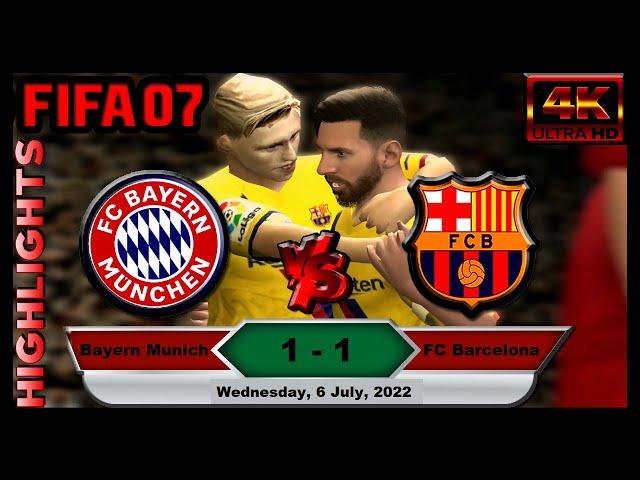 Bayern Munich vs FC Barcelona FIFA 07 2021 Patch 2022 VersionSubscribe to get this Patch for Free!