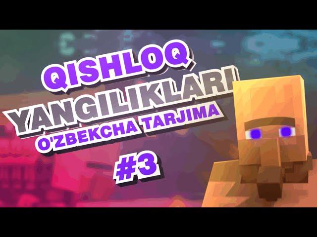 Qishloq Yangiliklari #4 | Villger news |Uzbek tilida Minecraft kulgili | Element animation