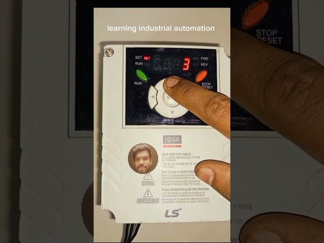 ls ig5a VFD factory reset #learning industrial automation