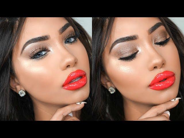 DRUGSTORE GLOWY BRONZE SUMMER MAKEUP TUTORIAL | Melly Sanchez