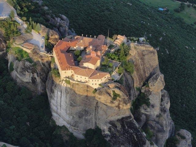 Meteora from the air: my flight above the Meteora monasteries in Greece (HD)