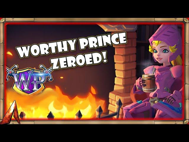 Worthy Prince Zeroed!  Lords Mobile