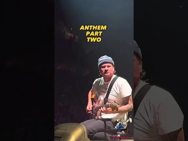 Anthem Part 2 Live #blink182