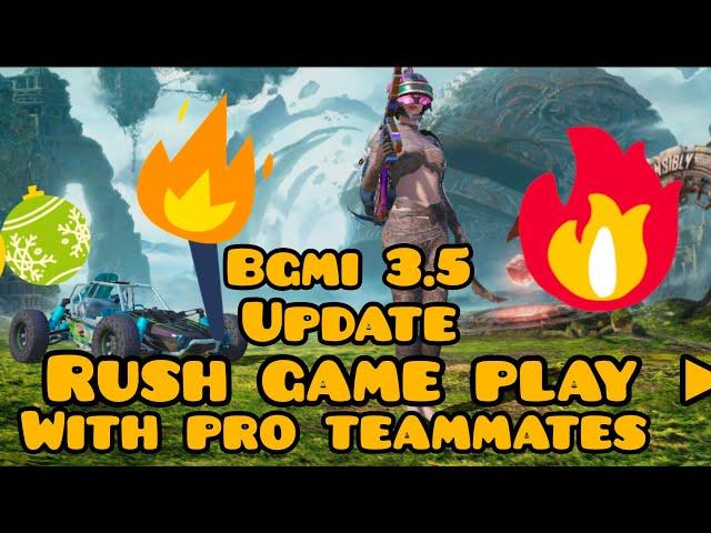 rush game play with pro teammates.