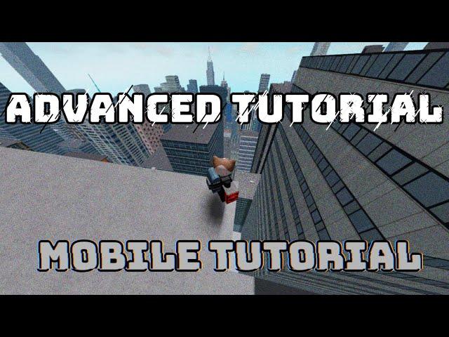 How to do the ADVANCED TUTORIAL on MOBILE / Roblox Parkour Mobile