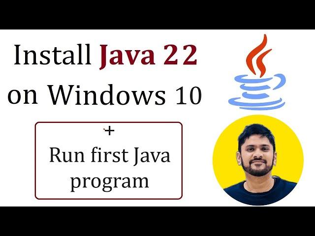 How to Install Java JDK 22 on Windows 10