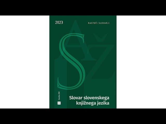 Slovar slovenskega knjižnega jezika 2023