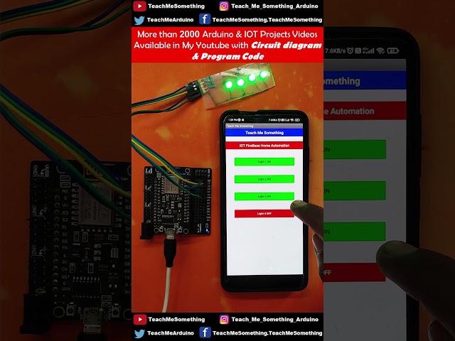 Firebase NodeMCU Home Automation | MIT App Inventor