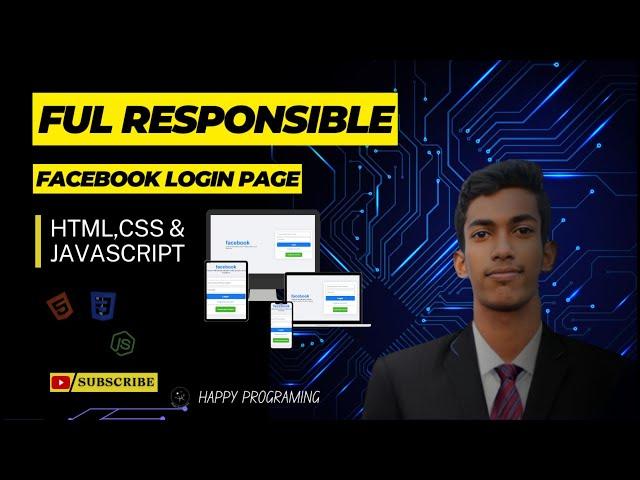 Login and Signup page in HTML & CSS | Happy Programming |