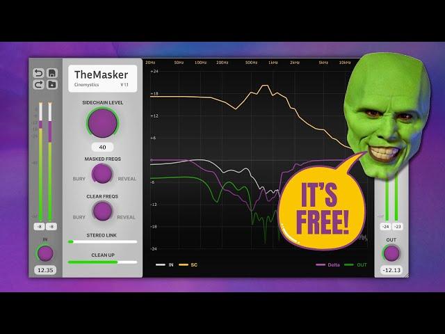 FREE Dynamic Masking Frequency Compensation | The Masker Plugin