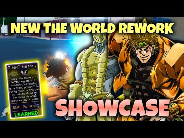 [YBA] The NEW THE WORLD REWORK is ABSOLUTELY GAME BREAKING... (Full Showcase)