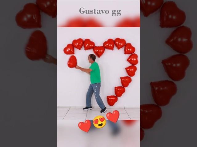  Valentine’s Day Decorations  HOW TO MAKE A BALLOON HEART   February 14  Gustavo GG